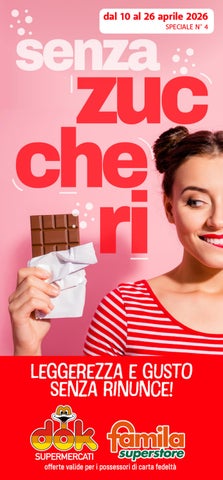 Speciale senza zuccheri