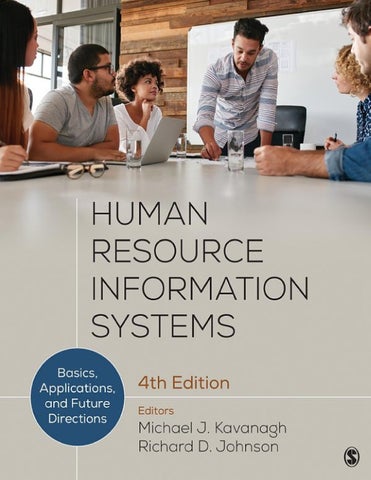 Human Resource Information Systems 4th Edition by Michael J. Kavanagh, Richard D. Johnson