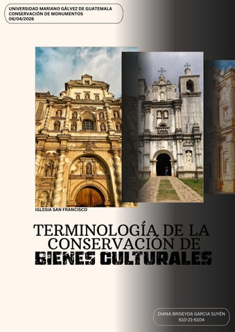 REVISTA CONSERVACIÓN  BIENES CULTURALES