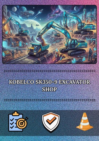 KOBELCO SK350-9 EXCAVATOR SHOP