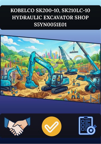KOBELCO SK200-10, SK210LC-10 HYDRAULIC EXCAVATOR SHOP S5YN0051E01