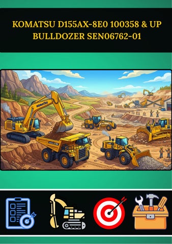 KOMATSU D155AX-8E0 100358 & UP BULLDOZER SEN06762-01