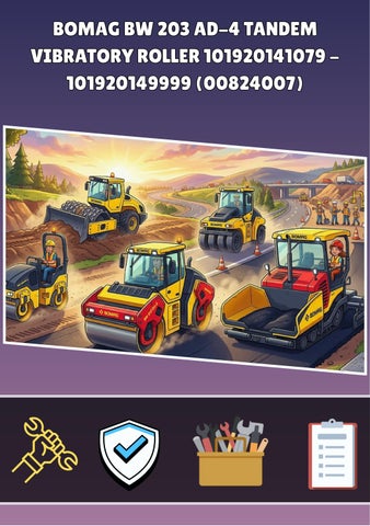 BOMAG BW 203 AD-4 TANDEM VIBRATORY ROLLER 101920141079 - 101920149999 (00824007)