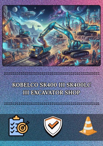 KOBELCO SK400 III SK400LC III EXCAVATOR SHOP