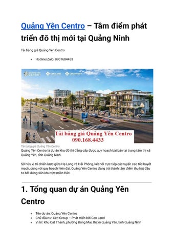 Tải bảng giá Quảng Yên Centro - 0901684433