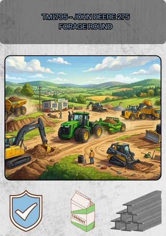 TM1795 - JOHN DEERE 275 FORAGE ROUND